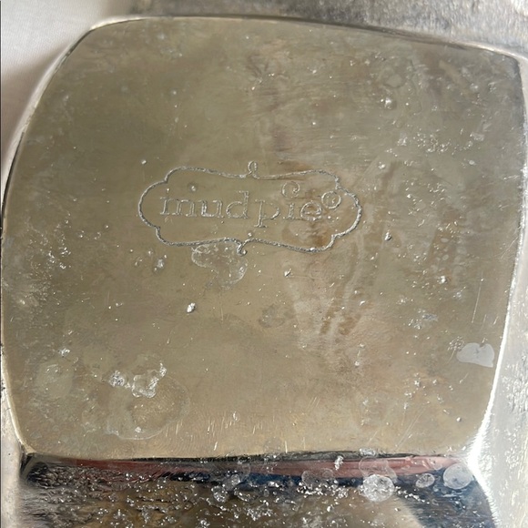 MUDPIE Silver Seahorse Shell Art Decor - Picture 6 of 11